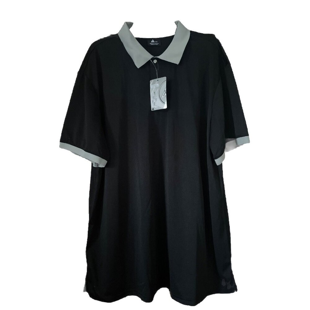 NWT Speed Your Run German Designed Dry Fit Black Polo Shirt Mens Size 3XL